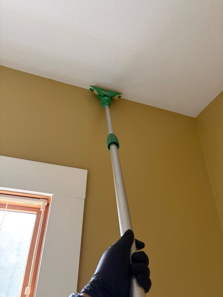 Cleaning Smoke Damage from a Ceiling