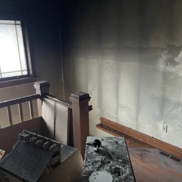 Home affected by Smoke and Soot Damage